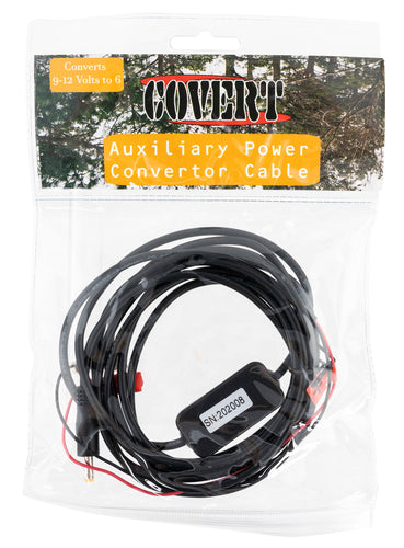 Covert Scouting Cameras 2540 Convertor Cable  8 9-12 Volts to 6