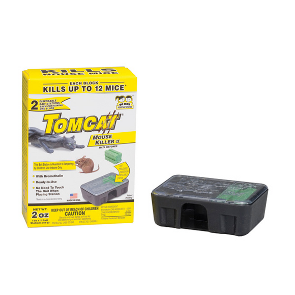 TOMCAT DISPOSABLE BAIT STATION WITH BAIT 2 PCAK