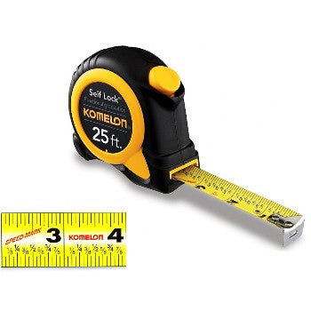 Komelon USA SL2925 Tape Measure, Speedmark Self-Lock ~ 25