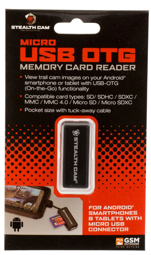 Stealth Cam STCSDCRAND Android Memory Card Reader SD