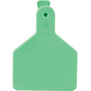 Z Tags No-Snag Calf Ear Tags Green Blank