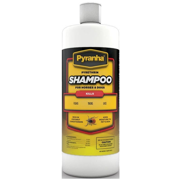 PYRANHA PYRETHRIN SHAMPOO FOR HORSES & DOGS