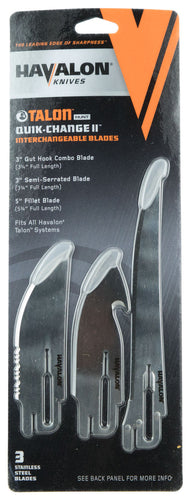 Havalon HSC5GSXT3 Talon Quick Change Blades  3/5 AUS-8 Stainless Steel Pack of 3