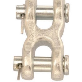 Blue-Krome Double Clevis, 7/16-In.