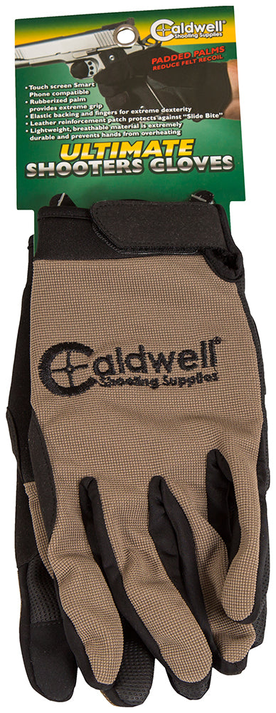 Caldwell 151294 Ultimate Shooting Gloves Large/XL Tan