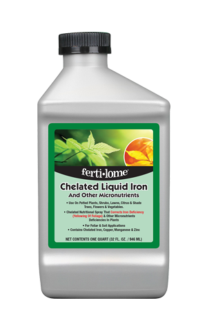 FERTI-LOME CHELATED LIQUID IRON AND OTHER MICRO NUTRIENTS