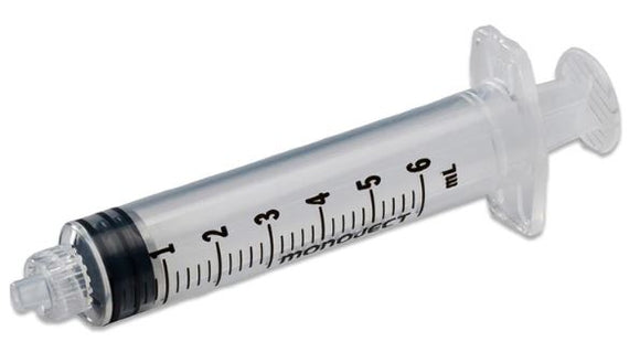 Covidien Disposable Monoject Syringes  Luer-lock (6 mL - Luer Lock)