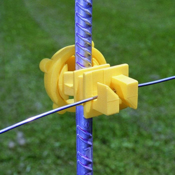 Zareba® Yellow Rod Post Insulator 1/2